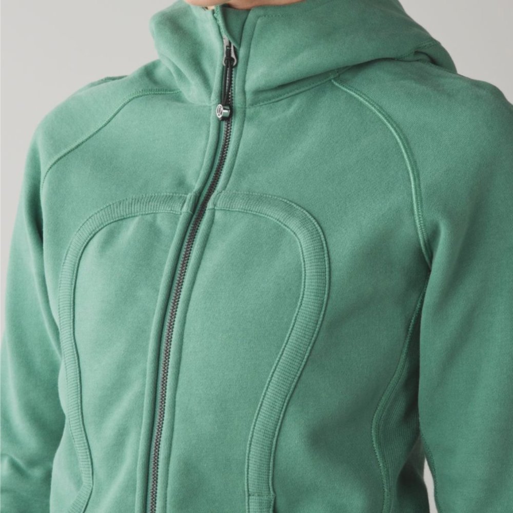 LULULEMON Scuba Hoodie II in Vintage Green Sz 8 - NWOT!! - Picture 2 of 12